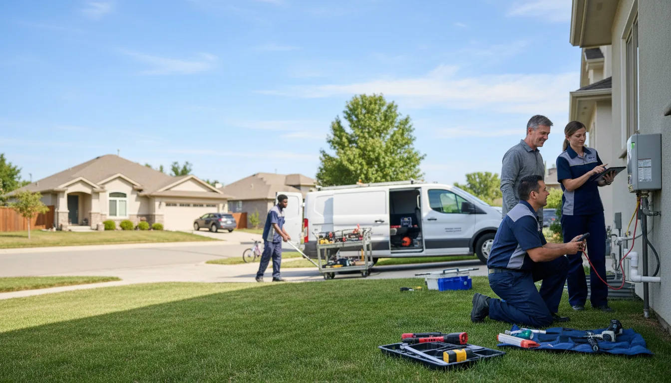 Tankless water heater service in Providence, NC